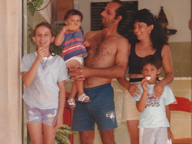 Familia Cabral reunida na sorveteria